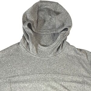 Duluth Trading Co Fleece Lined Hooded Pullover Sweatshirt Men's 3XL Heather Gray